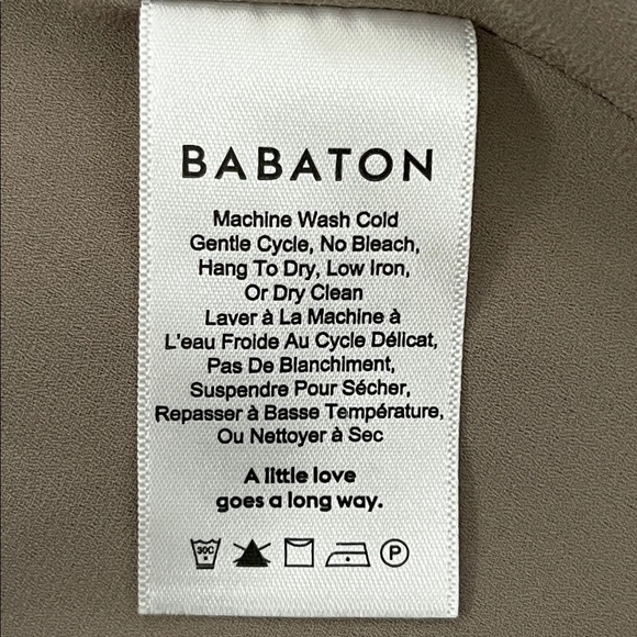 Babaton Gilroy Full Zip Bomber Jacket Taupe - Picture 11 of 12